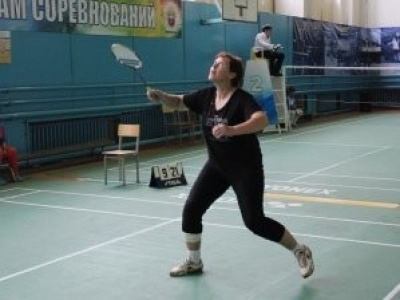 Соревнования по бадминтону в рамках сельских игр 2013