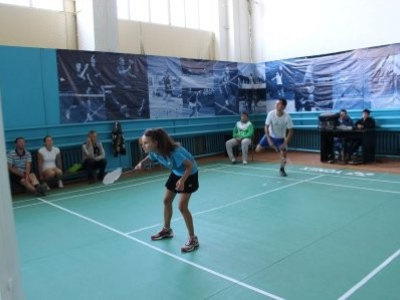 Соревнования по бадминтону в рамках сельских игр 2013