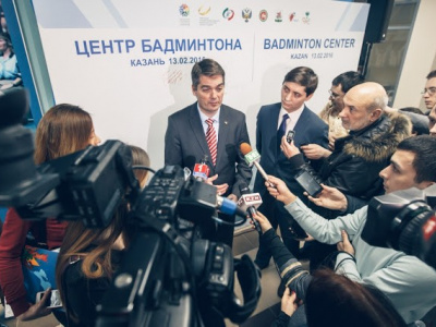 Открытие Центра бадминтона