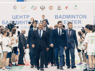 Открытие Центра бадминтона