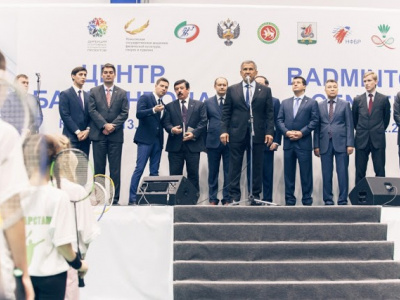 Открытие Центра бадминтона