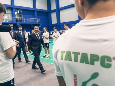 Открытие Центра бадминтона