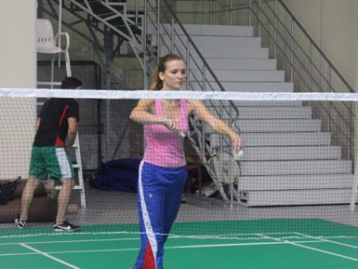 Соревнования по бадминтону в рамках Спартакиады Госслуж...