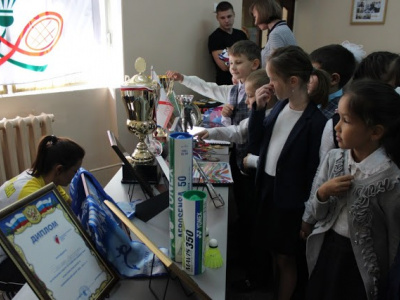 Открытие отделения бадминтона в ДЮСШ "Спектр"