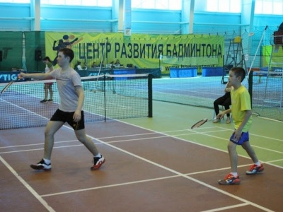 Соревнования по бадминтону в рамках Спартакиады учащихс...