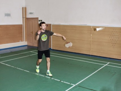 Соревнования по бадминтону в рамках сельской спартакиад...