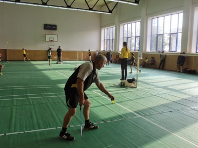 Соревнования по бадминтону в рамках сельской спартакиад...