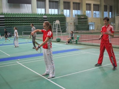 Чемпионат РТ по бадминтону 2014 - парный и смешанный ра...