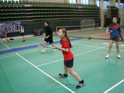 Чемпионат РТ по бадминтону 2014 - парный и смешанный ра...