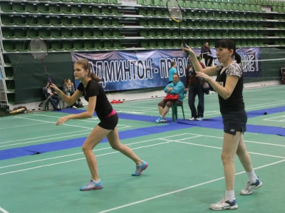 Чемпионат РТ по бадминтону 2014 - парный и смешанный ра...