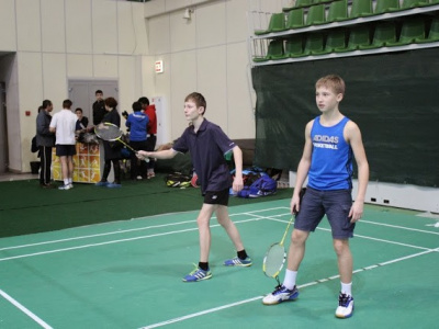 Чемпионат РТ по бадминтону 2014 - парный и смешанный ра...