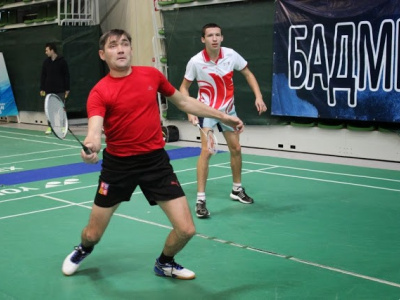 Чемпионат РТ по бадминтону 2014 - парный и смешанный ра...