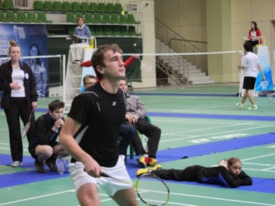 Чемпионат РТ по бадминтону 2014 - парный и смешанный ра...