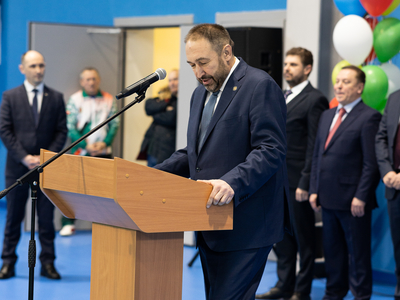 2 февраля 2024 - открытие Центра бадминтона в Алексеевском районе Татарстана