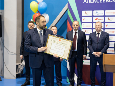 2 февраля 2024 - открытие Центра бадминтона в Алексеевском районе Татарстана