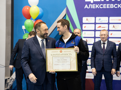 2 февраля 2024 - открытие Центра бадминтона в Алексеевском районе Татарстана