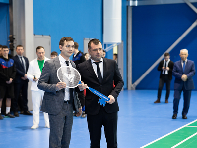 2 февраля 2024 - открытие Центра бадминтона в Алексеевском районе Татарстана