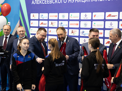 2 февраля 2024 - открытие Центра бадминтона в Алексеевском районе Татарстана