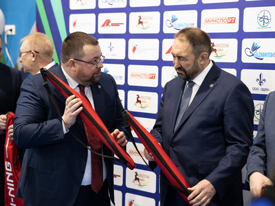2 февраля 2024 - открытие Центра бадминтона в Алексеевском районе Татарстана